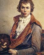 Jacques-Louis  David Self portrait oil on canvas